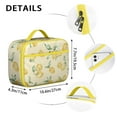 thumbnail image 6 of Durable Insulated Lunch Bag with Fresh Lemon & Floral Design - Lightweight and Washable Lunch Tote, Perfect for Preschoolers, Elementary Students, and Nutrition-Conscious Families, 6 of 6