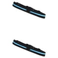 thumbnail image 4 of relayinert Polyurethane Stylish And Compact Waist Bag For Running Adjustable Fanny Pack For Sports Convenient azure green 2Set, 4 of 6