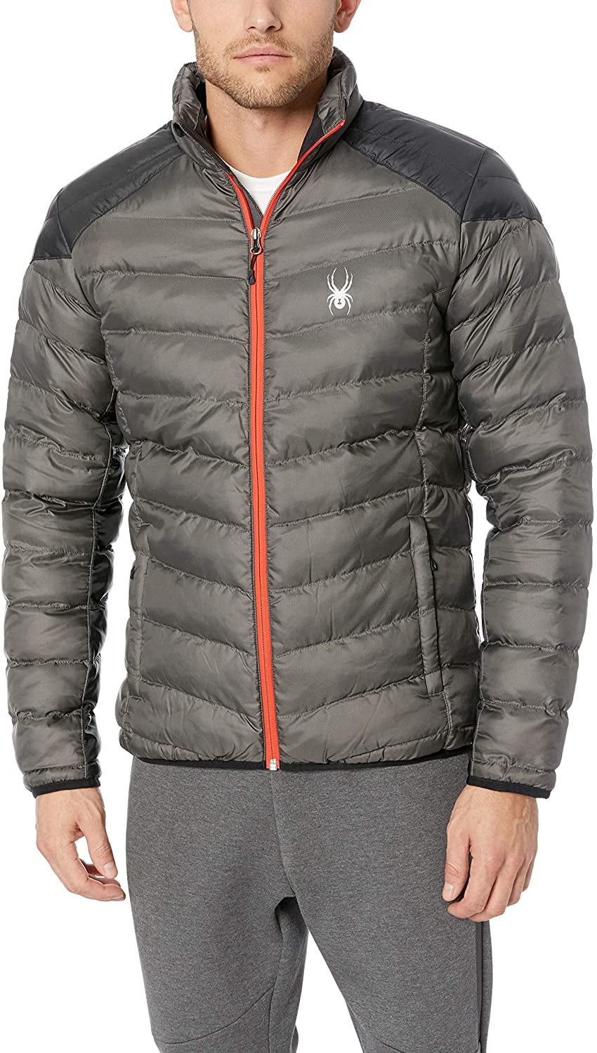 spyder men's geared synthetic down jacket