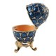 thumbnail image 3 of Huevo de Fabergé, Caja de Baratija de Estilo Vintage de Aleación de Zinc Con Pinta Esmaltada para Manualidadas de decoración, 3 of 7