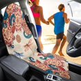 thumbnail image 3 of XYZCANDO Floral Dragonfly Car Seat Towel Cover - Waterproof Sweatproof Seat Protector with Moisture-Wicking Microfiber for Cars, SUVs & Trucks, 3 of 6