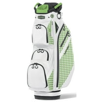 Datrek DG Lite III White Green Checkered Cart Golf Bag
