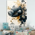 thumbnail image 2 of Designart Blue And Gold Crocus Bunch I Canvas Wall Art, 2 of 5