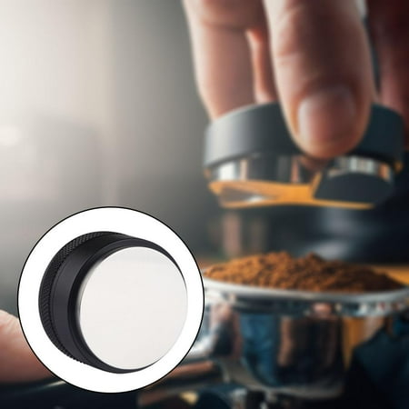 

Kitchen Distributor Espresso Tamper Coffee Leveler Alloy Base Durable Accessories 51mm Black
