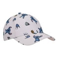thumbnail image 3 of Disney Stitch Pineapples & Dolls All-Over Character Print Adult Pink Traditional Adjustable Hat, 3 of 5
