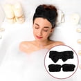 thumbnail image 2 of 1 juego de diademas con lazo, diademas para el lavado facial, diademas para el cuidado facial, muñequeras elásticas, 2 of 6