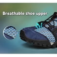 thumbnail image 4 of Mens Water Shoes Quick Dry Breathable Mesh Hiking Aqua Shoes Non Slip Outdoor Beach River Trekking Shoes, 4 of 11