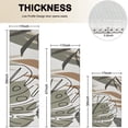 thumbnail image 4 of Brown Boho Plant Pattern Kitchen Rugs Sets Of 3,Kitchen Runner Rugs Non Skid Washable,Decorative Kitchen Floor Mats for Kitchen,Sink,Laundry,17"x30"+ 17"x47" + 17"x59", 4 of 6