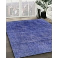 thumbnail image 2 of Ahgly Company Indoor Rectangle Abstract Light Slate Blue Abstract Area Rugs, 5' x 7', 2 of 6