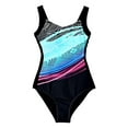 thumbnail image 6 of Wycnly Swimsuits for Women Athletic Swimsuits for Women Womens Bathing Suit One Piece Swimsuit One Piece Bathing Suit Ladies Girls Summer Fashion Geometric Print Strap Swimwear, 6 of 7