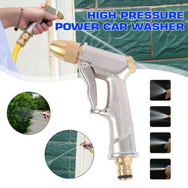 Garden Hose Nozzle Spray Nozzle Hand Sprayer Heavy Duty Metal Brass