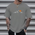 thumbnail image 3 of Mountain Graphic Tees for Men 2026 Summer Casual Short Sleeve Crewneck T Shirts Hiking Camping Shirt, 3 of 5