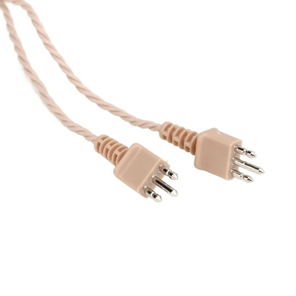 Cable BTE, 5 piezas Cable amplificador de sonido con núcleo de 3 pines Cable amplificador de sonido con pines Materiales ecológicos