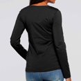 thumbnail image 4 of T-shirt de Maternité Irrégulier à Ourlet Doux pour Femmes, Manches Longues, Col Rond, Basique, Allaitement, 4 of 4