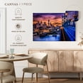 thumbnail image 5 of Elephant Stock Philadelphia Sunset Horizon Wall Art - Horizontal Canvas Wall Art - Living Room Wall Decor - City Canvas - Pink And Purple Decor - 12" x 8", 5 of 8