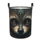 thumbnail image 1 of Fotbe Tribal Style Raccoon Cesto de Ropa con Asas, Cesto Impermeable de Gran Capacidad, Bolsa de Lavado para Dormitorio, Cesto de Ropa con Ruedas y Asas-Medium, 1 of 6