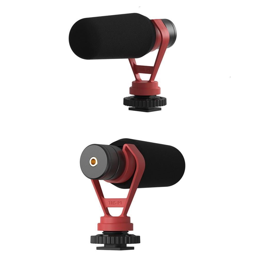 Microphone Video Podcast Condenser Interviewing Microphone with 3.5mm Port For Smartphone Camera Streaming Broadcast