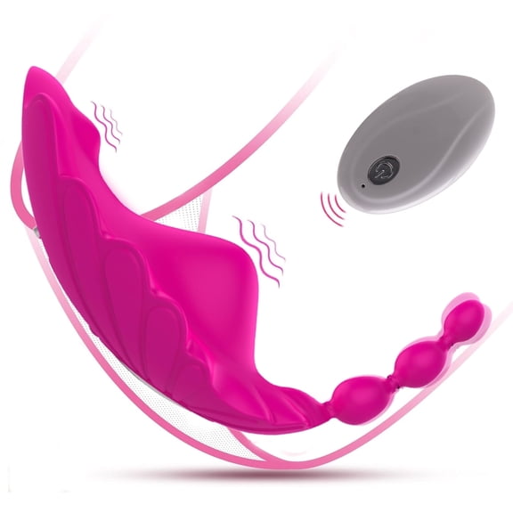 Wearable G Spot Vibrators, Clitoral Panty Vibrator with 10 Vibrations, Wireless & Rechargeable Sex Toy for Women