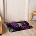 thumbnail image 6 of Grape Machine Washable, Non-Slip Polyester Floor Rug | Indoor Floor Mats for Chair Mat, 6 of 6