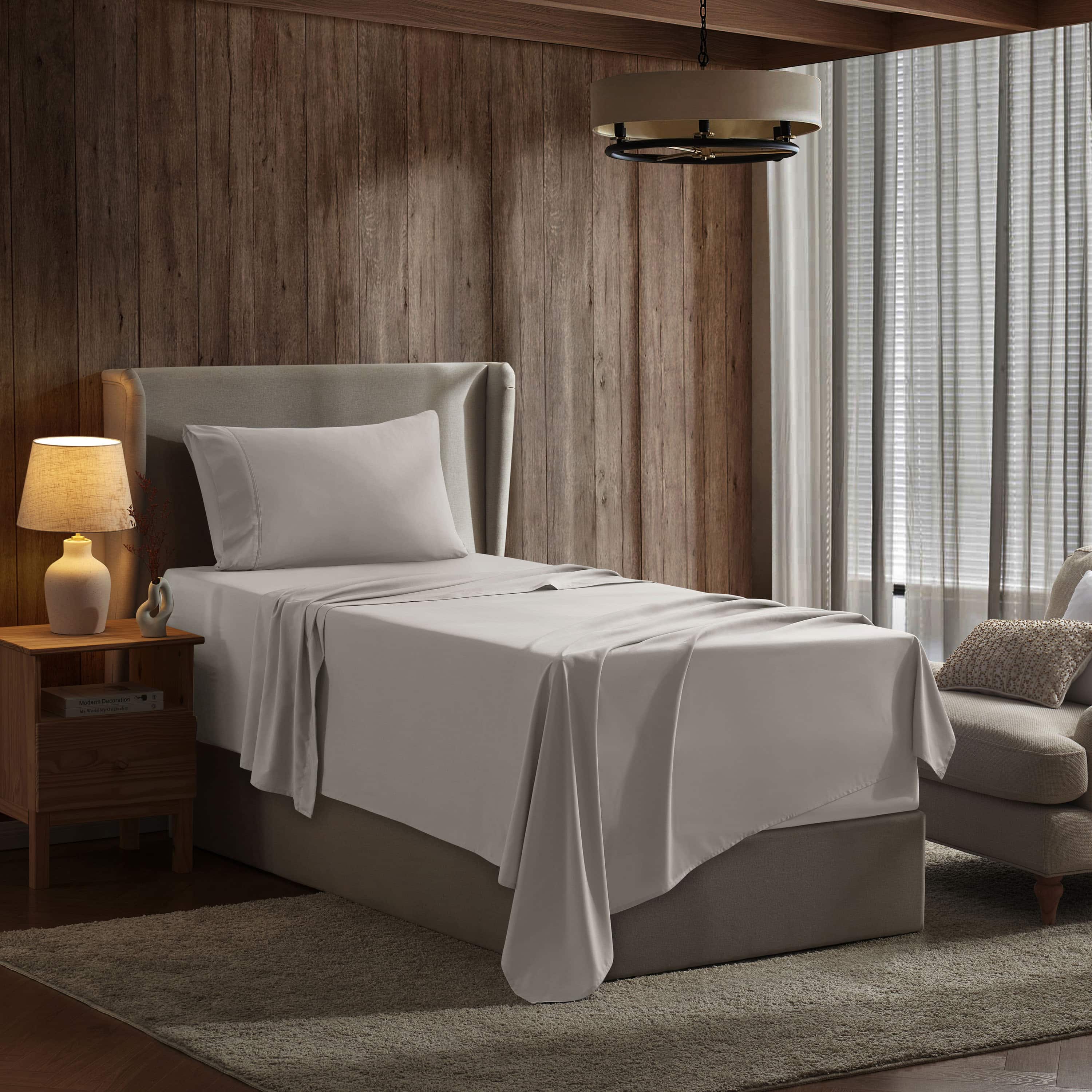 LammaLoe Extra Deep Pocket Twin Xl Sheets Set, 3 Piece, Fits 18"-24" Mattress, Breathable & Extra Soft Bed Sheets, Linen