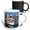 Multicolor, variant on 3drose, Denmark, Faroe Islands, Torshavn. Capital City Faroes. Old Town Port., 11oz Two-tone Blue Mug