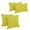Lime Yellow, variant on Double-corded Solid Outdoor Spun Polyester Throw Pillows with Inserts (Set of 4), Lime
