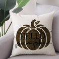 thumbnail image 6 of Fall Throw Pillow Covers 18x18 Inch Set of 4 Maple Leaves Pumpkin Truck Pumpkin Patch Farmhouse Decorative Thanksgiving Home Autumn Cushion Covers for Couch, 6 of 6