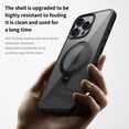 thumbnail image 4 of ELEHOLD Clear Case for iPhone 16 Pro, Magnetic Translucent Clear Case with Invisible Stand,Clear, 4 of 6