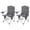 Grey 2pack, variant on ARROWHEAD OUTDOOR Portable Heated Folding Camping Chair w/ 6-Can Cooler, 3 Heat Settings, Cup & Wine Glass Holder, Grey