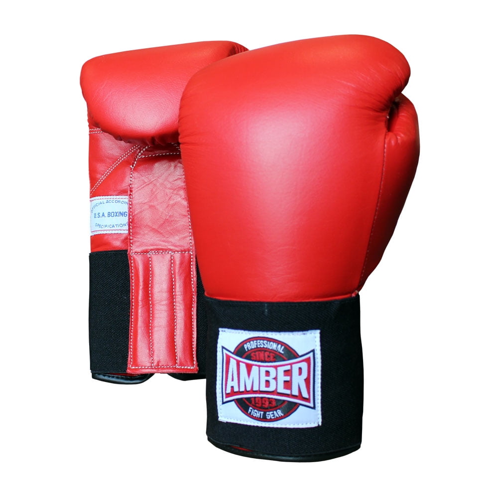 Amber Fight Gear Amateur Competition Boxing Gloves USA Boxing Approved 12oz  image