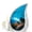 Cross-1, variant on VALERASH Cross Small Teardrop Urns for Human Ashes Adult Female - Blue Keepsake Memorial Urns for Adult Male- 3 Inch