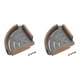thumbnail image 1 of 2X Estantes de Baño de Madera de Nogal, Estante de Almacenamiento Esquinero para Ducha Montado en la Pared, Estante Organizador de Cocina, 1 of 5