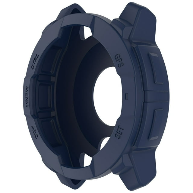 Silicone Half-Wrap Case for Smartwatch, Flexible Open-Back Design, Lightweight, Scratch-Resistant, Clear Finish, Maintains Full Functionality