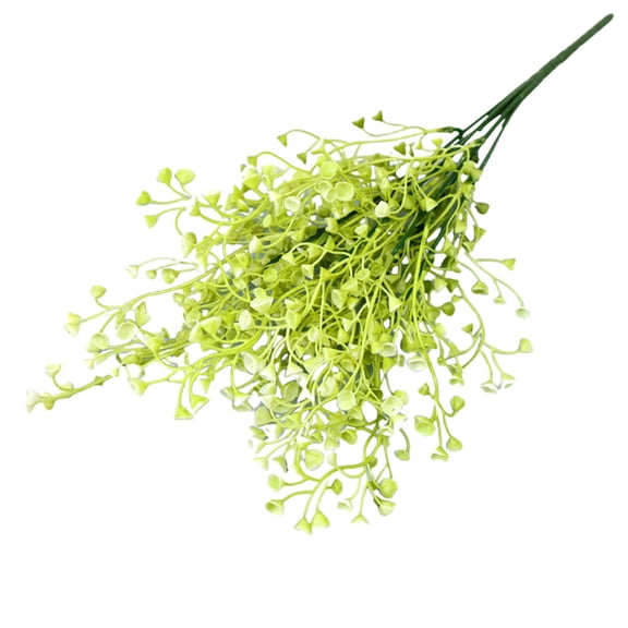 HEXBOOYOO 1Pc Artificial Greenery, Plastic Plants Fake Bell Grass Flowers Patio Yard Corridor Indoor Outdoor Home Garden Balcony Party Pot Planter Filler Table Decoration 19.7in - 2025 New Arrival🔥