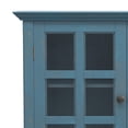 thumbnail image 3 of Simpli Home Acadian 39 inch Wide Solid Wood Transitional Medium Storage Cabinet in Distressed Coastal Blue, 3 of 12