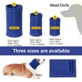 thumbnail image 3 of Greeniant Alivio de la ansiedad Sudadera con capucha para mascotas Orejas Transpirable Invierno Estiramiento Cálido Cubierta de la cabeza Sombrero de tela Suministros para perros Azul S Greeniant PT000623-01, 3 of 6