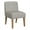 Gray, variant on HomePop Mid-Back Upholstered Dining Chair, Gray