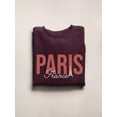 thumbnail image 3 of Paris France Banner Sweatshirt Women -Image by Shutterstock, Female Medium, 3 of 4