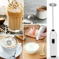 thumbnail image 5 of Multipurpose Electric Egg Beater Handheld Mini Blenders Milk Frother Coffee Mixer Milk Foamer Portable Egg Whisk Electric Milk Frother For Coffee Handheld Cordless Rechargeable Drink Mixer Stainless, 5 of 7