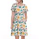 thumbnail image 1 of Disketp Travel Elements para Vestido de Manga Corta para Mujeres, Vestidos de Verano para Mujeres, Casual y Holgado para la Playa, 1 of 6