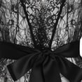 thumbnail image 5 of Vjnyvs Women's Dressing Gowns, Lace-up Nightgown, Satin Kimono Morning Robe Bridal Ladies Lace Trim Sexy Bathrobes Nightwear Bridesmaid Robes, 5 of 7