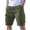 ZA-Green-cargo shorts for men, variant on Yourumao Men's Cargo Shorts Elastic Waist Bermuda Shorts Loose Knee Length Pants Solid Summer Shorts for Weekend Casual with Pockets
