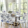 thumbnail image 2 of SUKAIKEQA Stretchy Chair Slipcovers for Dining Room Chair seat,Chair Covers for Dining Chairs Set of 4,Stretch Dining Room Chair Cover Kitchen Parsons Chair Slipcovers, 2 of 6