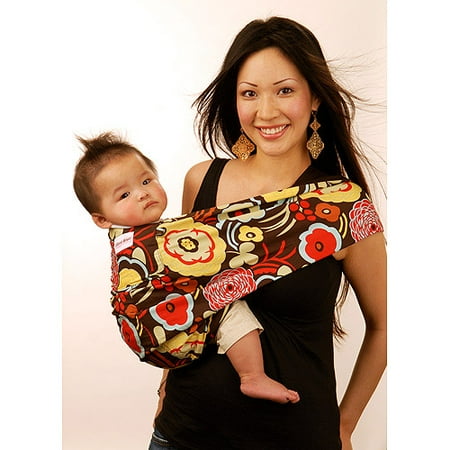 Peanut Shell - Reversible Baby Sling, Floral Café