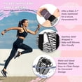 thumbnail image 2 of Pesas para tobillo y muñeca para mujer, juego de 2, brazaletes con peso de silicona ajustables, pulsera de peso con tiras ultraduraderas, 2 libras para yoga, pilates, barra, caminar, entrenamiento de, 2 of 7