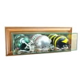 thumbnail image 3 of Perfect Cases and Frames Wall Mounted Triple Mini Football Display Case, 3 of 3
