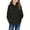 Black, variant on Boys Girls Long Sleeve Hoodie Tops Casual Long Sleeve Pullover With Pockets, Thick Winter Warm Jacket Leisure For Kids,Size:4-5 Years
