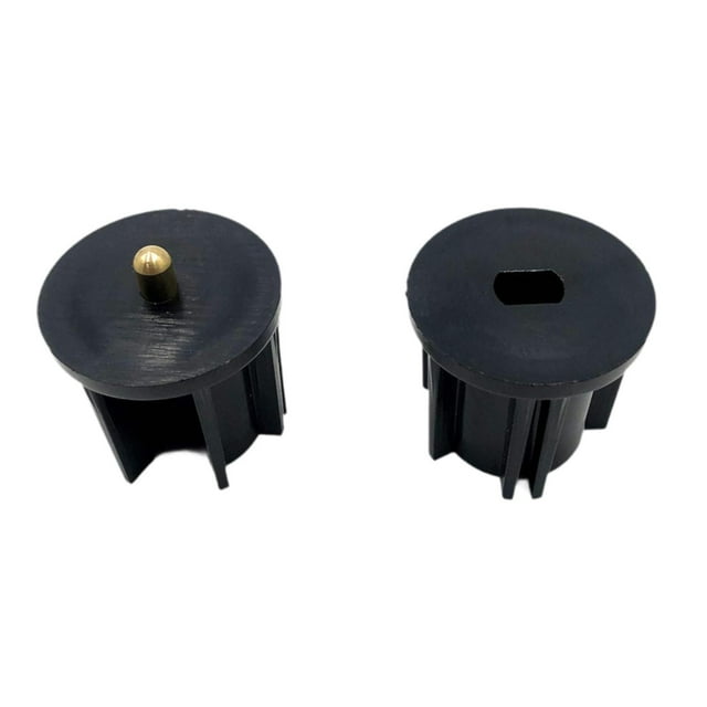 Luzkey Clutch Plug Rod End Cap Window Components Professional Shutter Accessories for Indoor Roller Kitchen Home Black 2.8cm