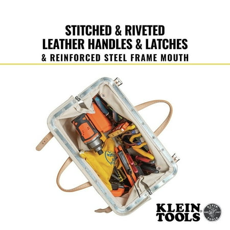 Klein Tools 5102-16 16 in. Canvas Tool Bag