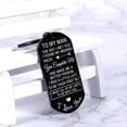 thumbnail image 3 of Valentines Day Gifts For Men To My Man Keychain Anniversary For Him Husband Gifts From Wife Birthday Gifts For Boyfriend Groom Fiance Engagement Weddi, 3 of 4